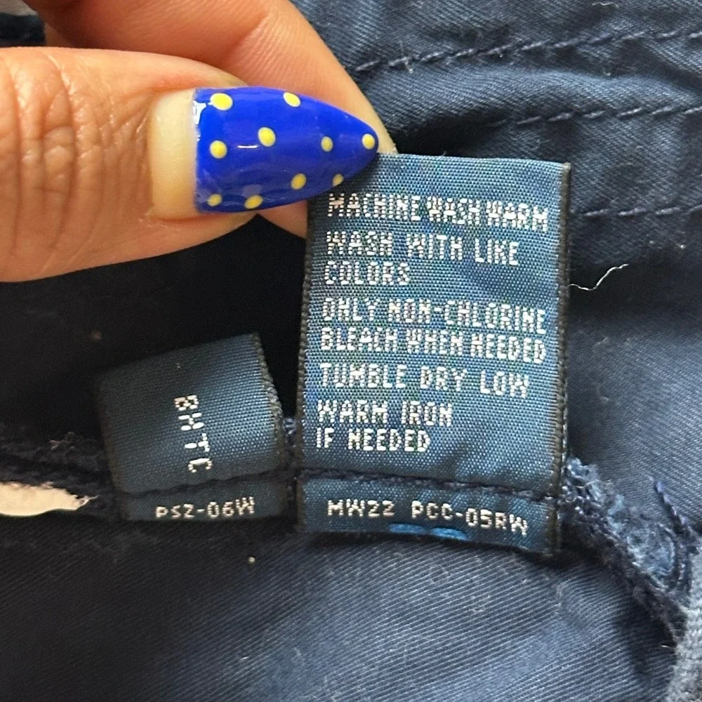 Vintage Polo Ralph Lauren‎ Military Cargo Shorts Men 38 Blue 90s Utility Combat